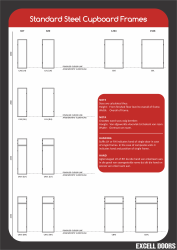 Standard Steel Cupboard Frames
